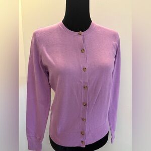 Ann Taylor Lavender Ann Cardigan Size M NWT